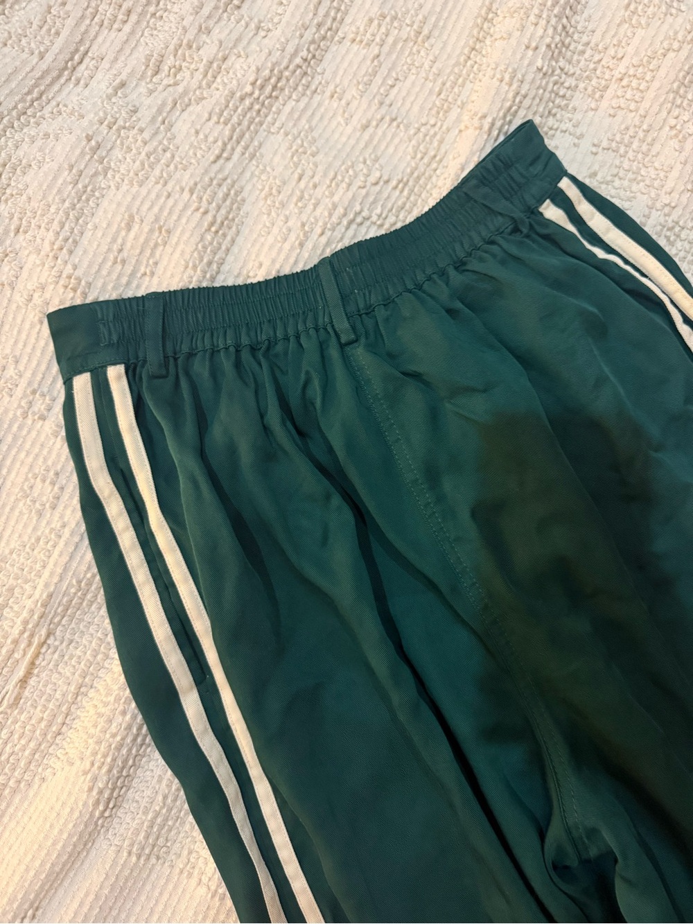 DONNI. Emerald Green Elastic Waist Trousers - Picture 5 of 7